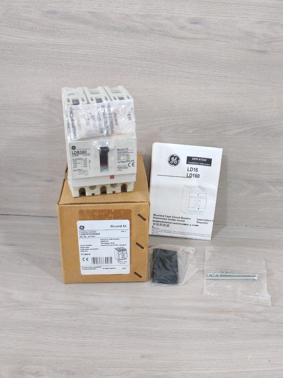 GE LDB160 Record SL LDB35TF050GF Circuit Breaker