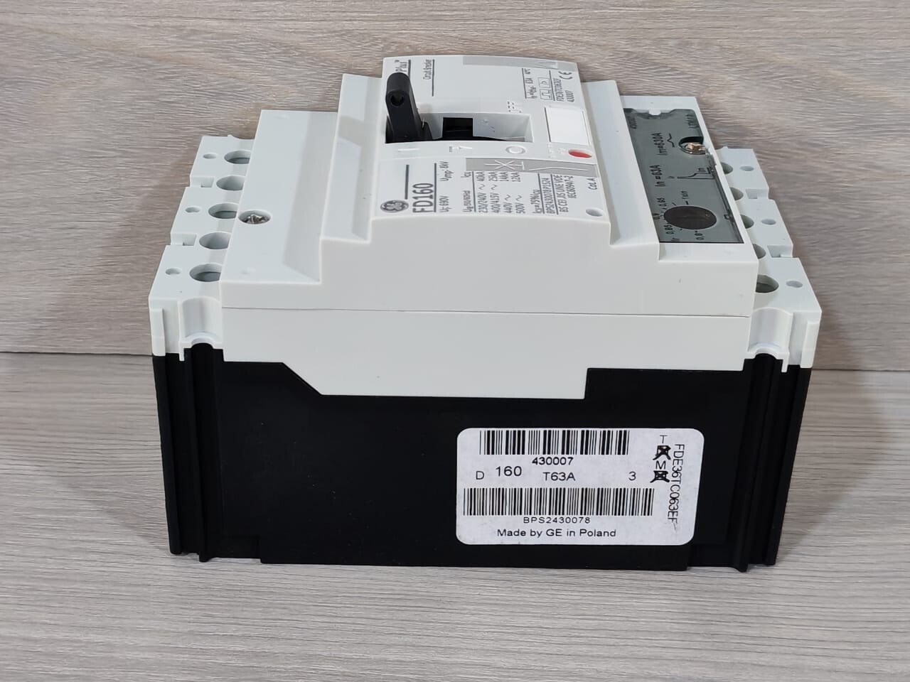 GE FDE36TC063EF GE FD160 Record Plus Circuit Breaker FDE36TC063EF 10