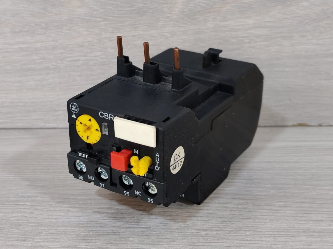 GE CBR1 GENERAL ELECTRIC CBR1 6.0 THERMAL OVERLOAD RELAY 10