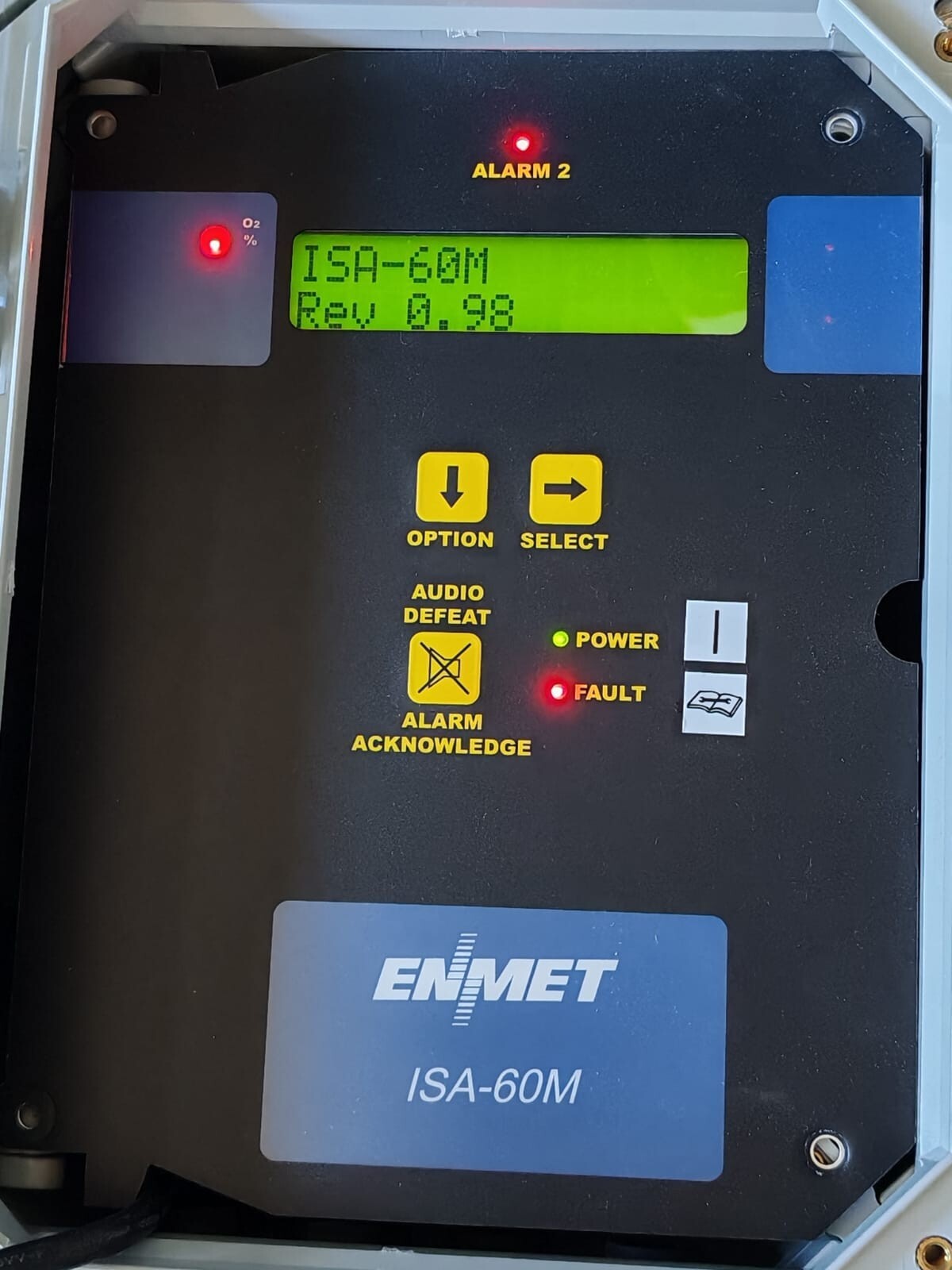 ENMET ISA-60M V.0.98 GAS OXYGEN MONITOR- TRIED & TESTED