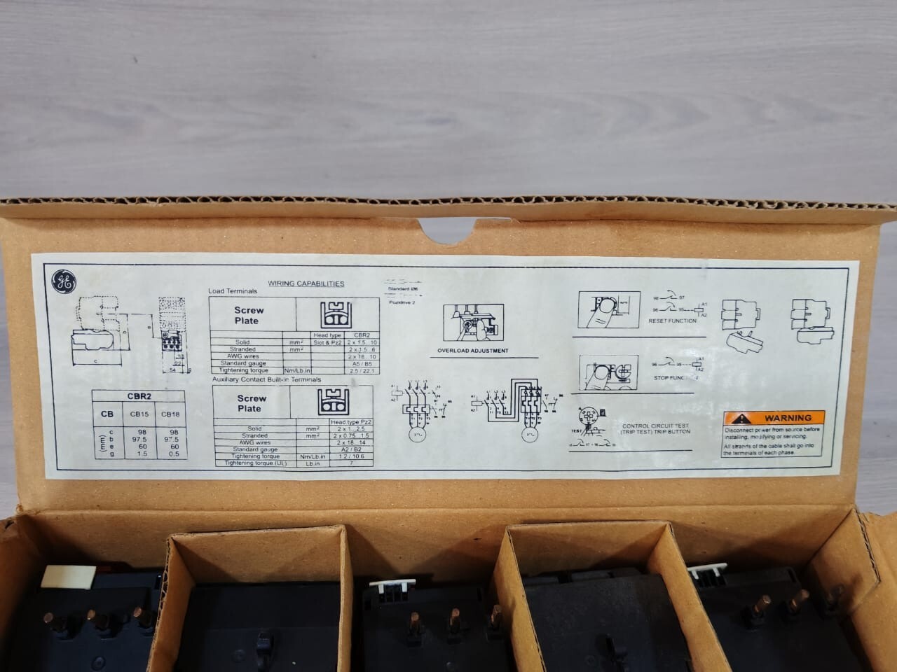 GE 101775 GE CBR2 32,0 THERMAL OVERLOAD RELAY 101775 | 23-32A - PCS. 4