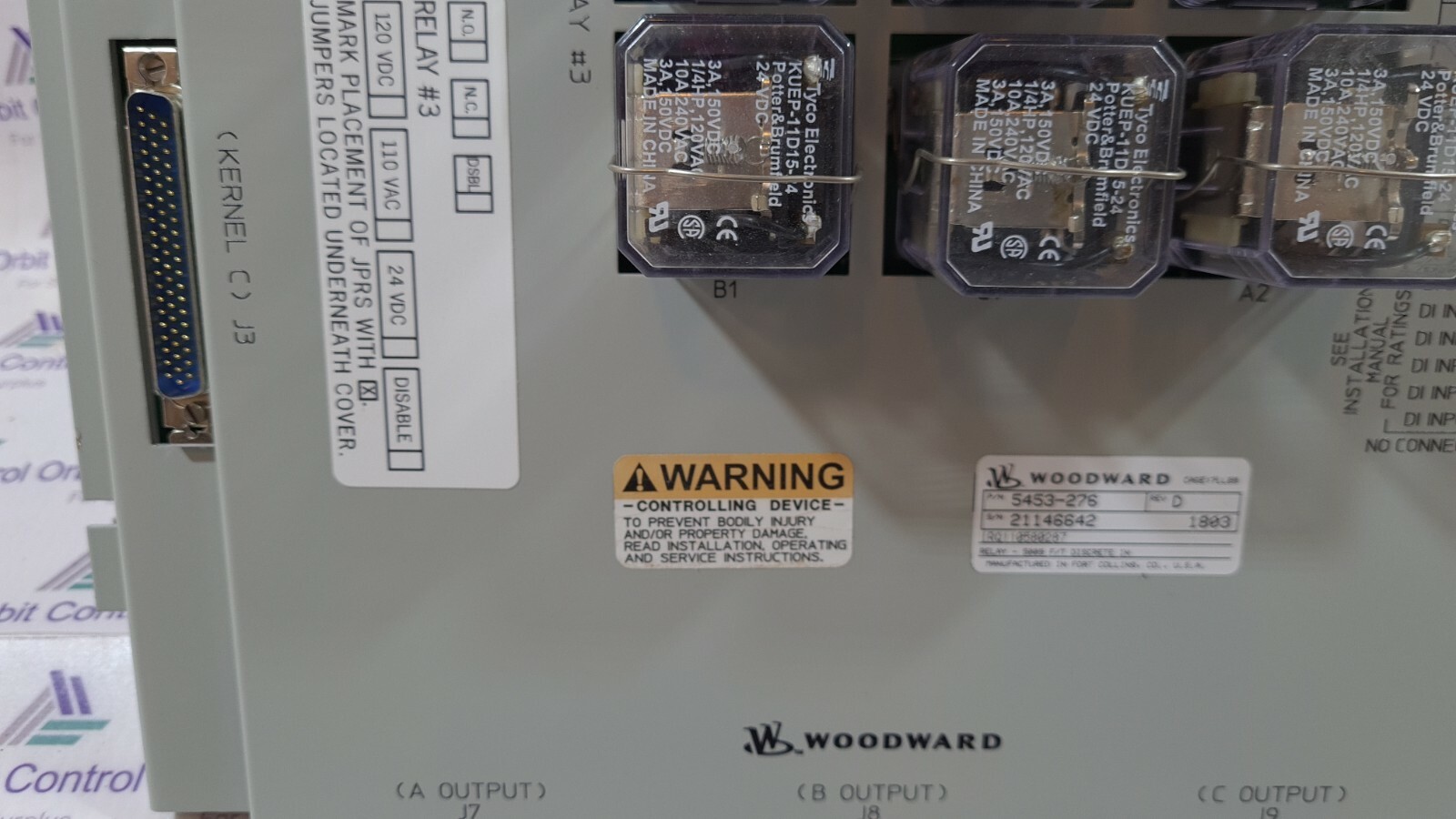 Woodward 5453-276 WOODWARD 5453-276 F/T Relay - Discrete In 7