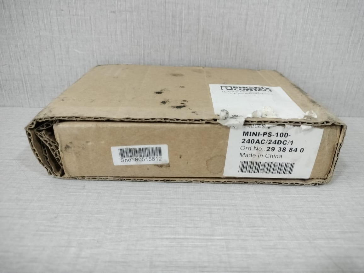 Phoenix Contact MINI-PS-100-240AC/24DC/1 PHOENIX CONTACT MINI-PS-100-240AC/24DC/1 2938840 POWER SUPPLY 10