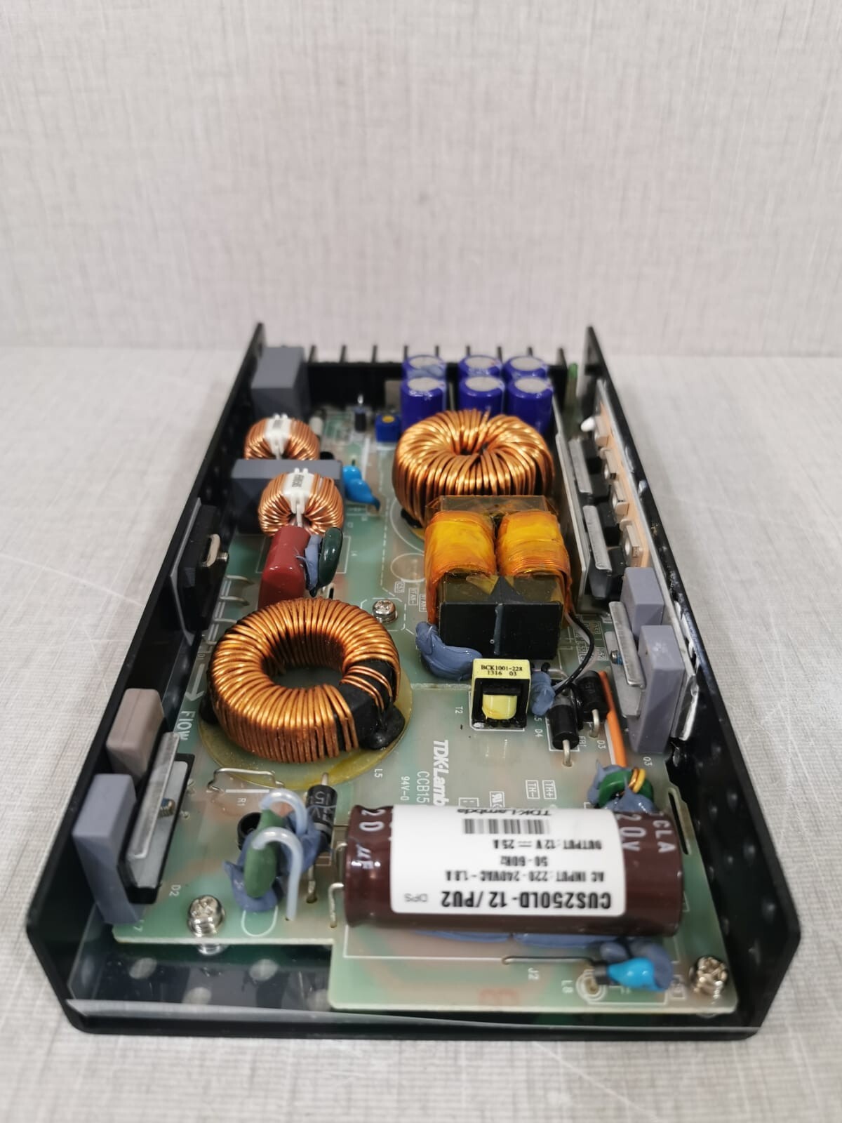 TDK-Lambda CUS250LD-12/PU2 TDK-LAMBDA CUS250LD-12/PU 2/CCB156B SWITCHING POWER SUPPLY-W/O COVER 5