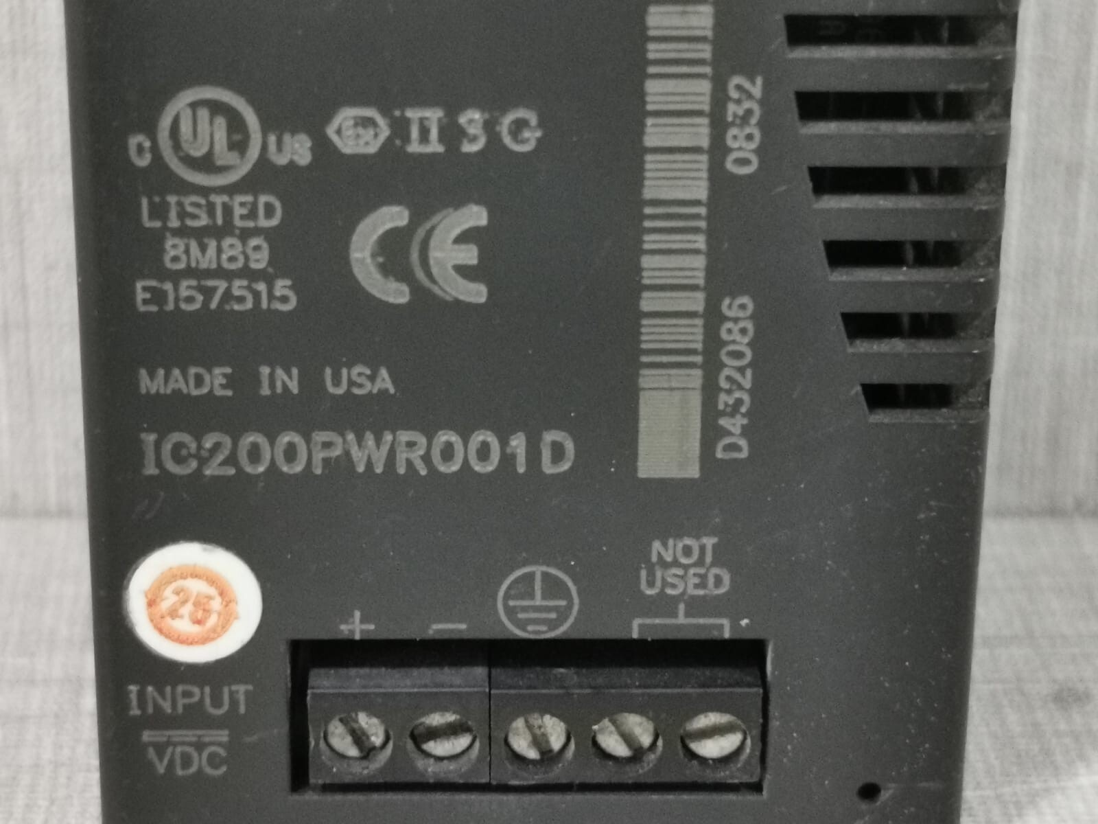 GE Fanuc IC200PWR001D GE Fanuc VersaMax IC200PWR001D POWER SUPPLY 3