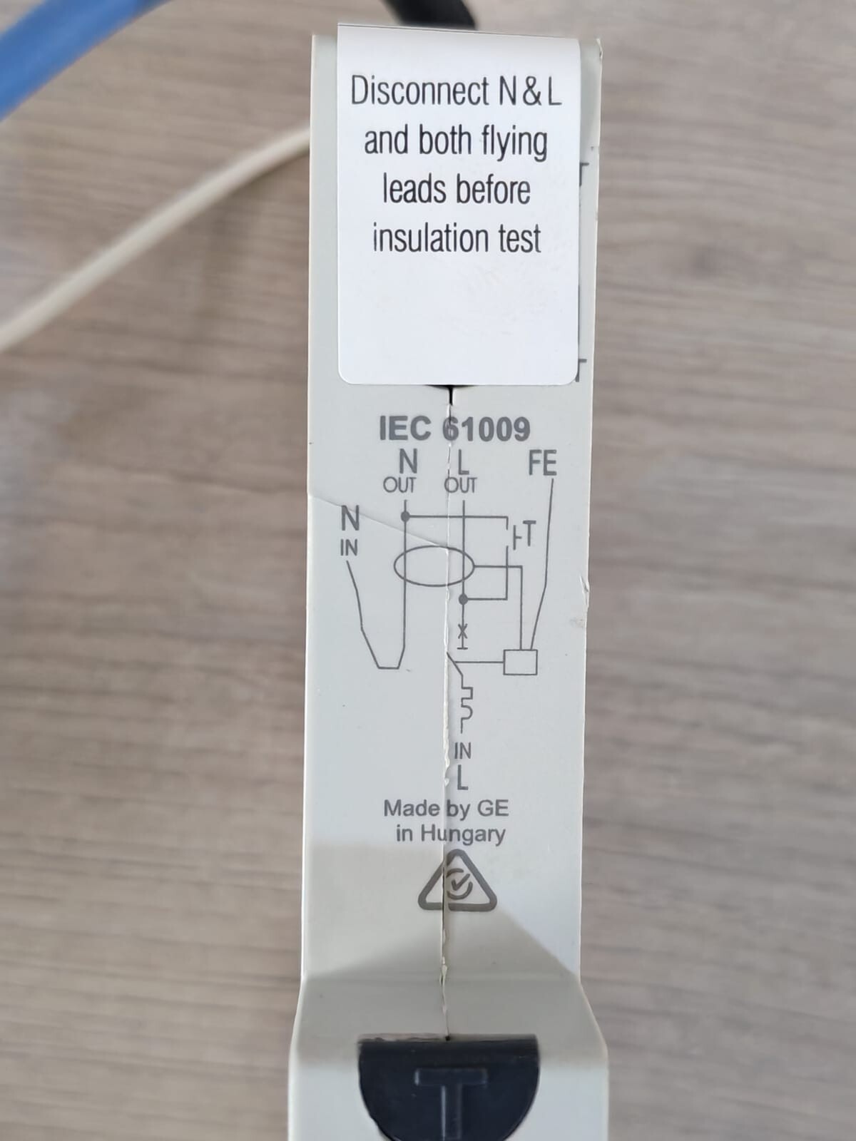 GE DME60 GE DME60 C32/030 1P+N C32 30mA 240V 605065 6