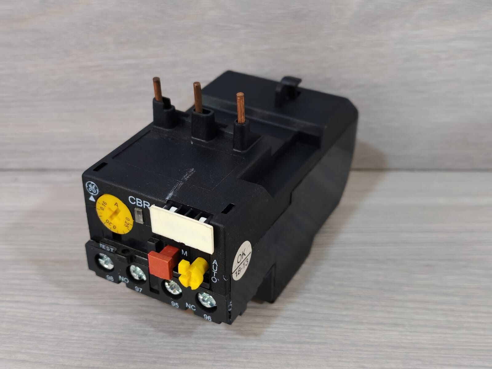 GE 0.25 GENERAL ELECTRIC CBR1 0.25 THERMAL OVERLOAD RELAY 10