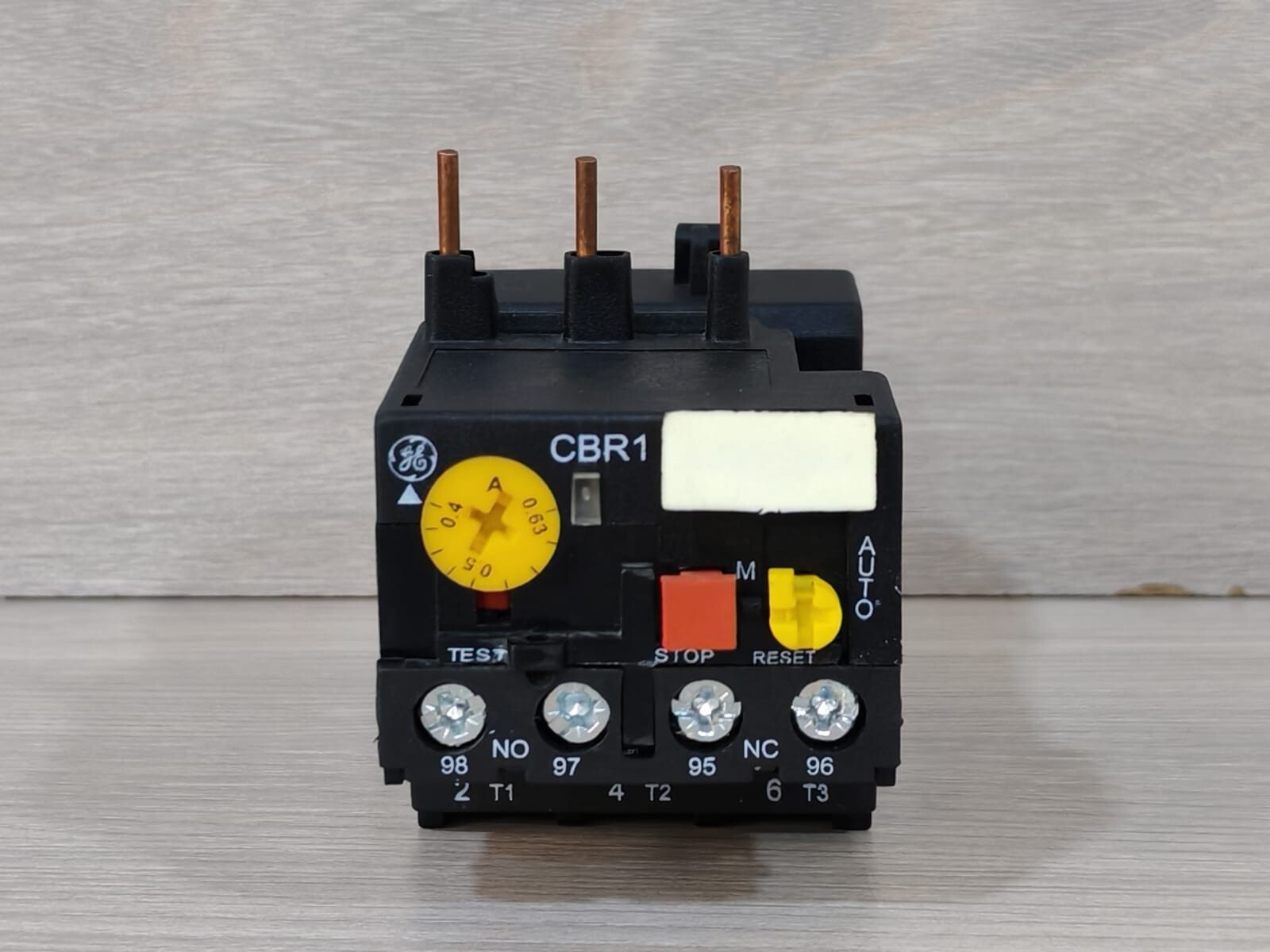 GENERAL ELECTRIC CBR1 0.63 THERMAL OVERLOAD RELAY