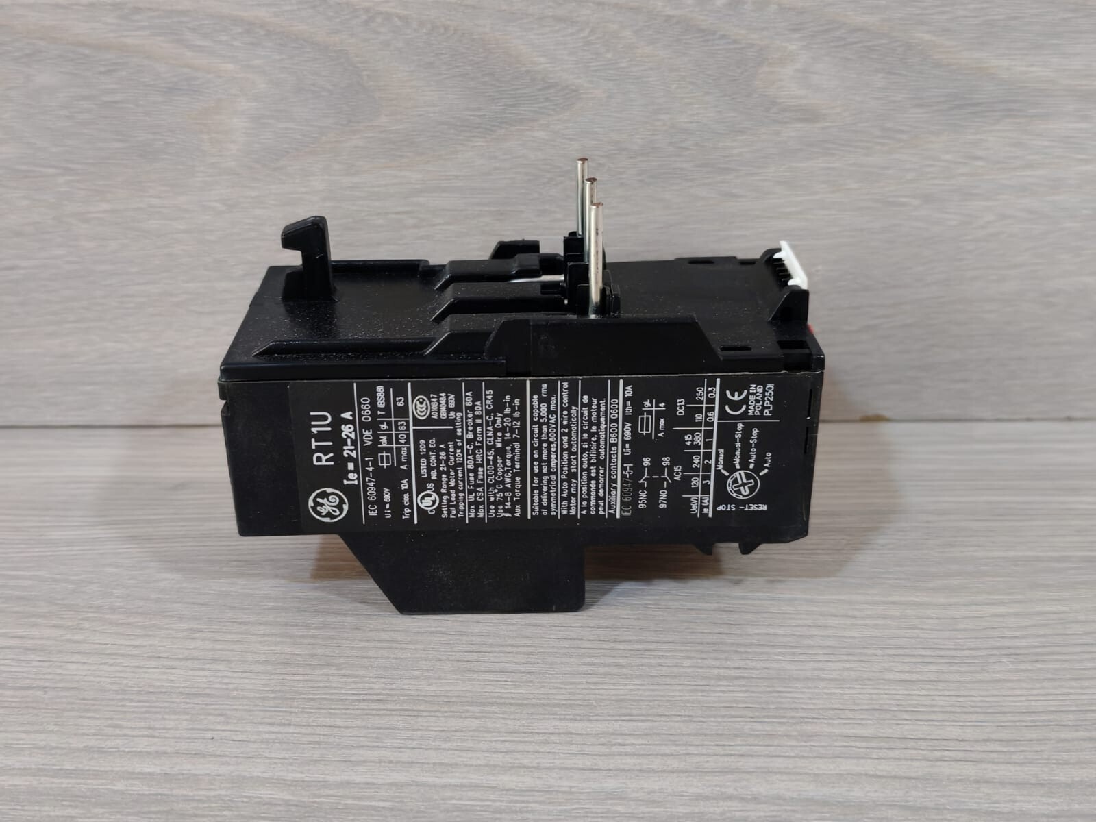 GE RELAY-113714 GE RT1U Overcurrent Relay 113714 7