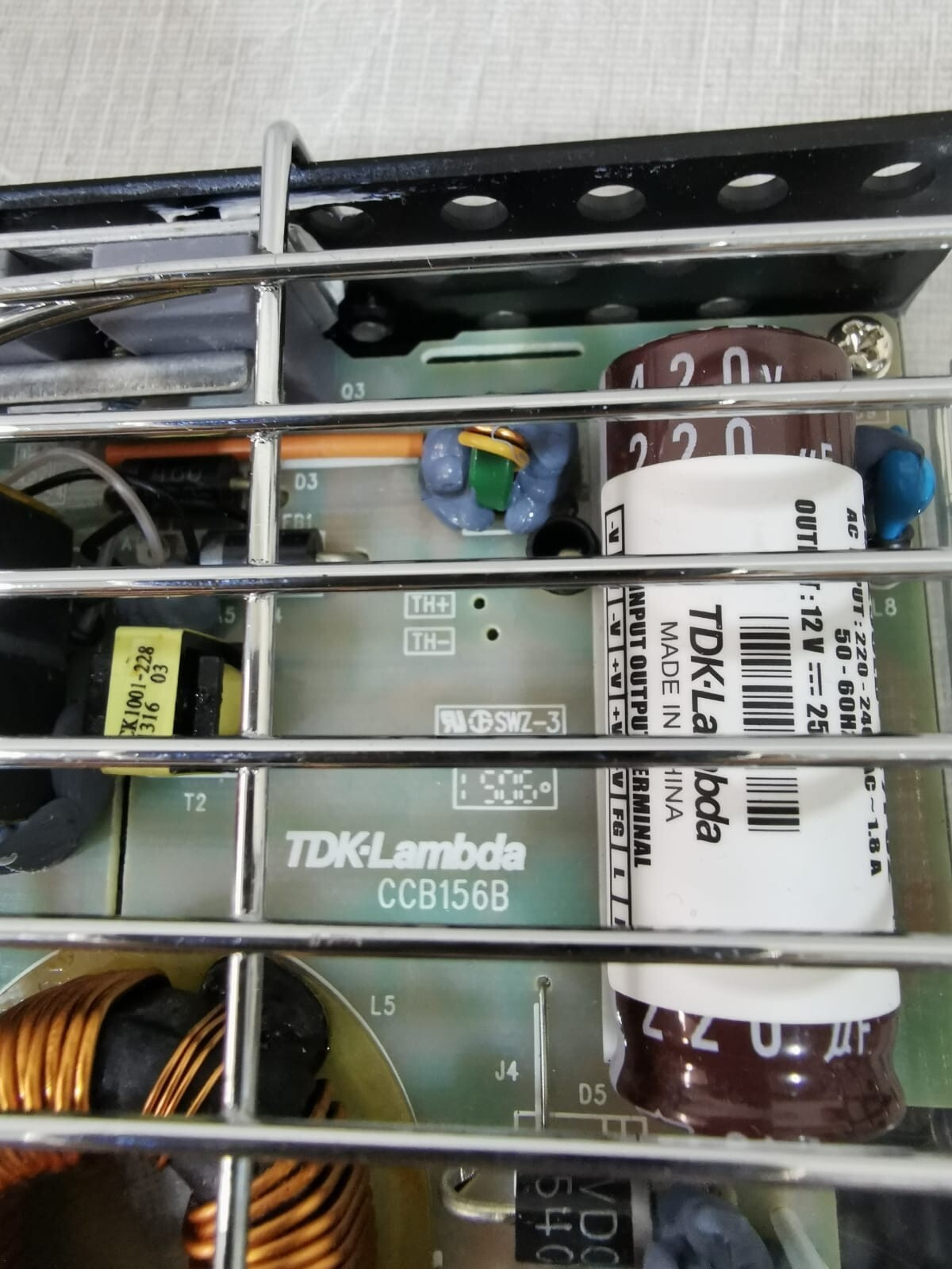 TDK-Lambda CUS250LD-12/PU2 TDK-Lambda CUS250LD-12/PU2 CCB156B SWITCHING POWER SUPPLY - WITH COVER 4
