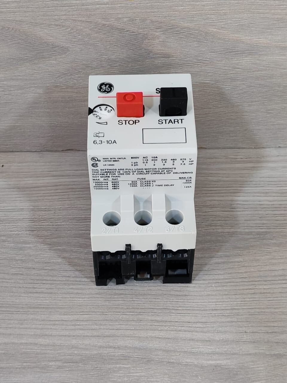 GE 120010 GE SFKOJ Manual Motor Starter 120010 3