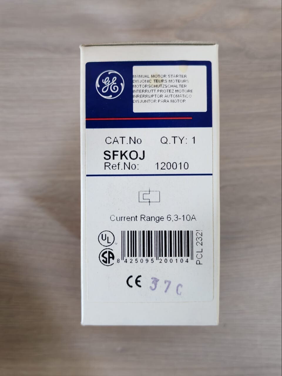 GE 120010 GE SFKOJ Manual Motor Starter 120010 10