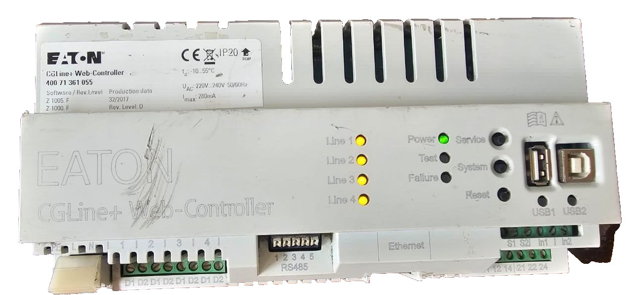 Eaton Z1005.F EATON CGLine+Web-Controller 400 71 361 050 Software Rev,Level D Z1005.F /Z1000.F 2