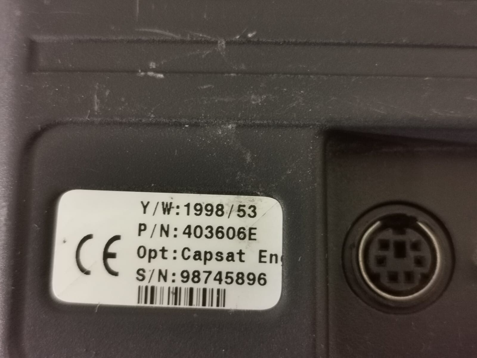 SAILOR DT4646E SAILOR DT4646E P/N 403606E DATA TERMINAL- Scratch on Screen - UNIT ONLY 6