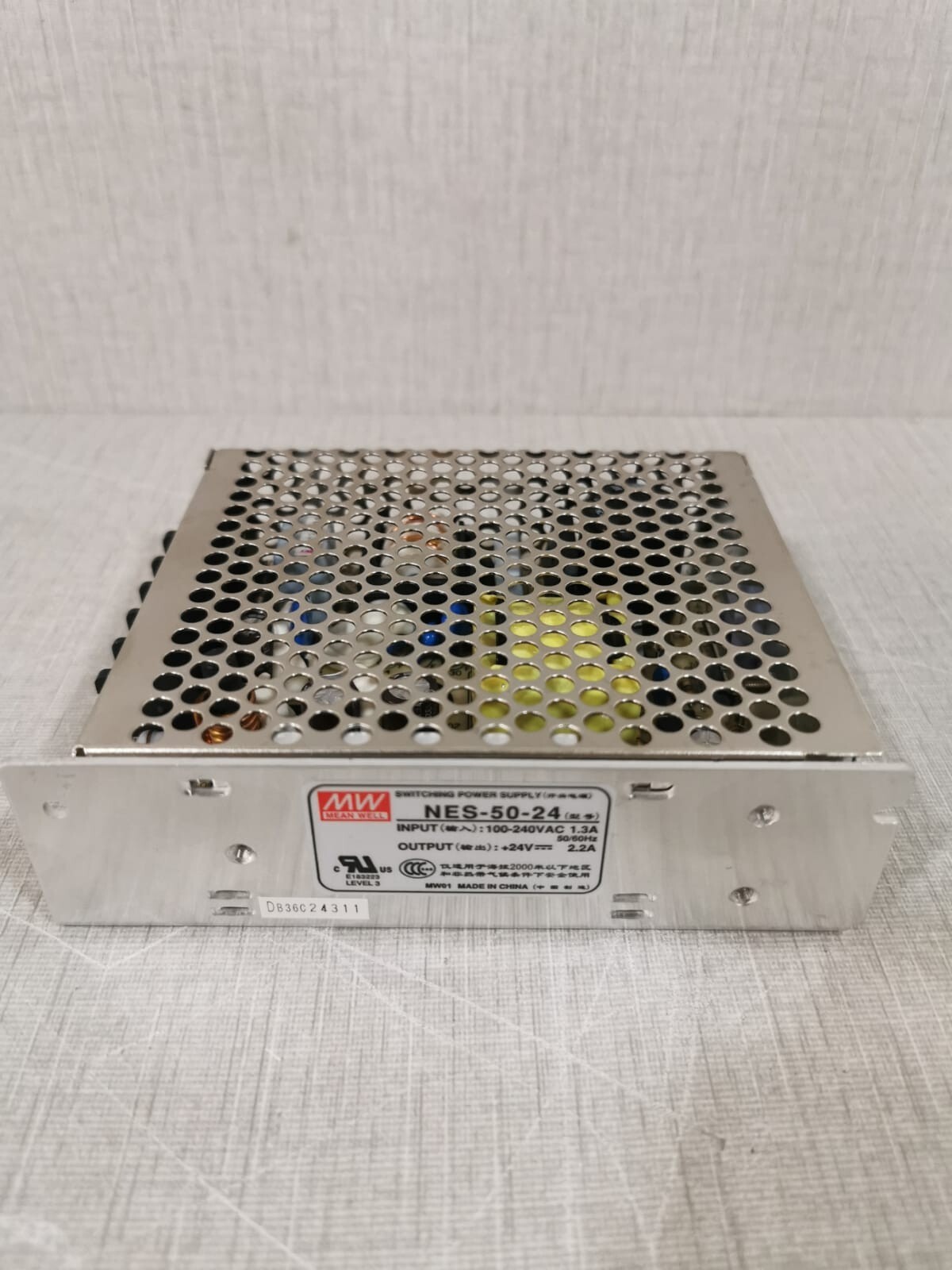 MEAN WELL NES-50-24 MEAN WELL NES-50-24 SWITCHING POWER SUPPLY 100-240VAC 1.3A 50/60Hz 4