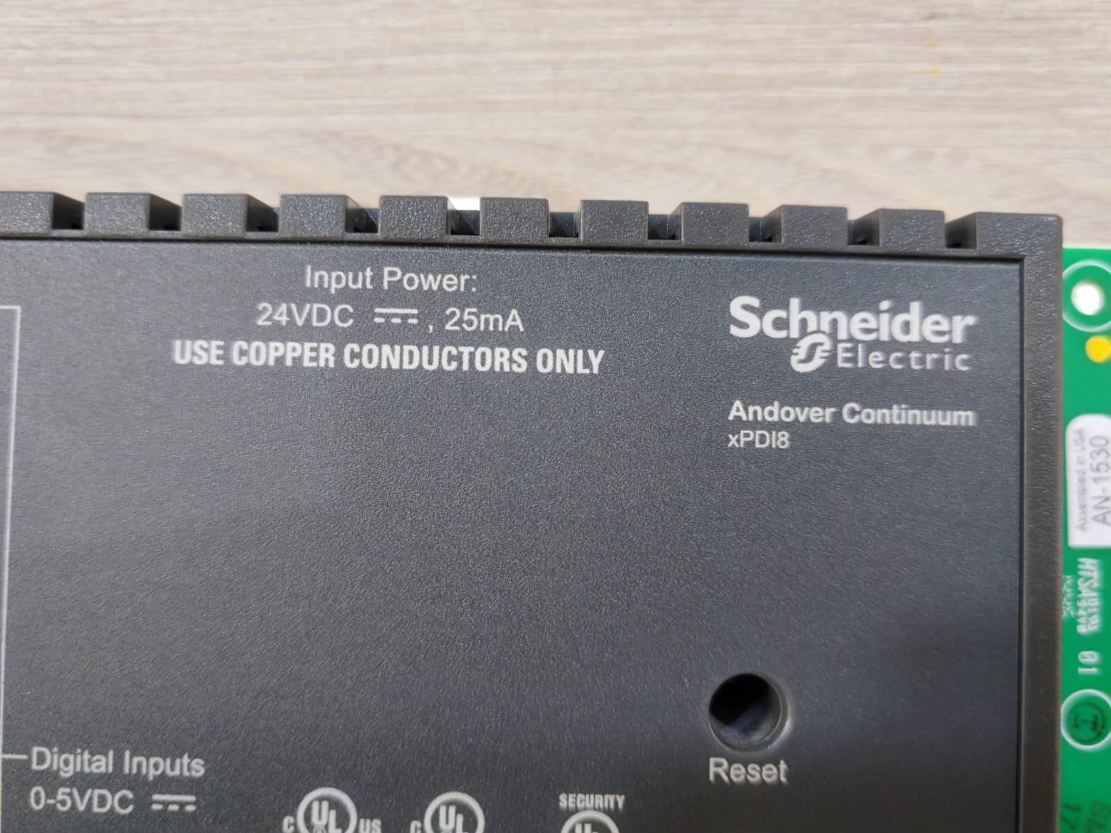 Schneider Electric E.2 SCHNEIDER ELECTRIC XPDI8 ANDOVER CONTINUUM EXPANSION MODULE REV E.2 2