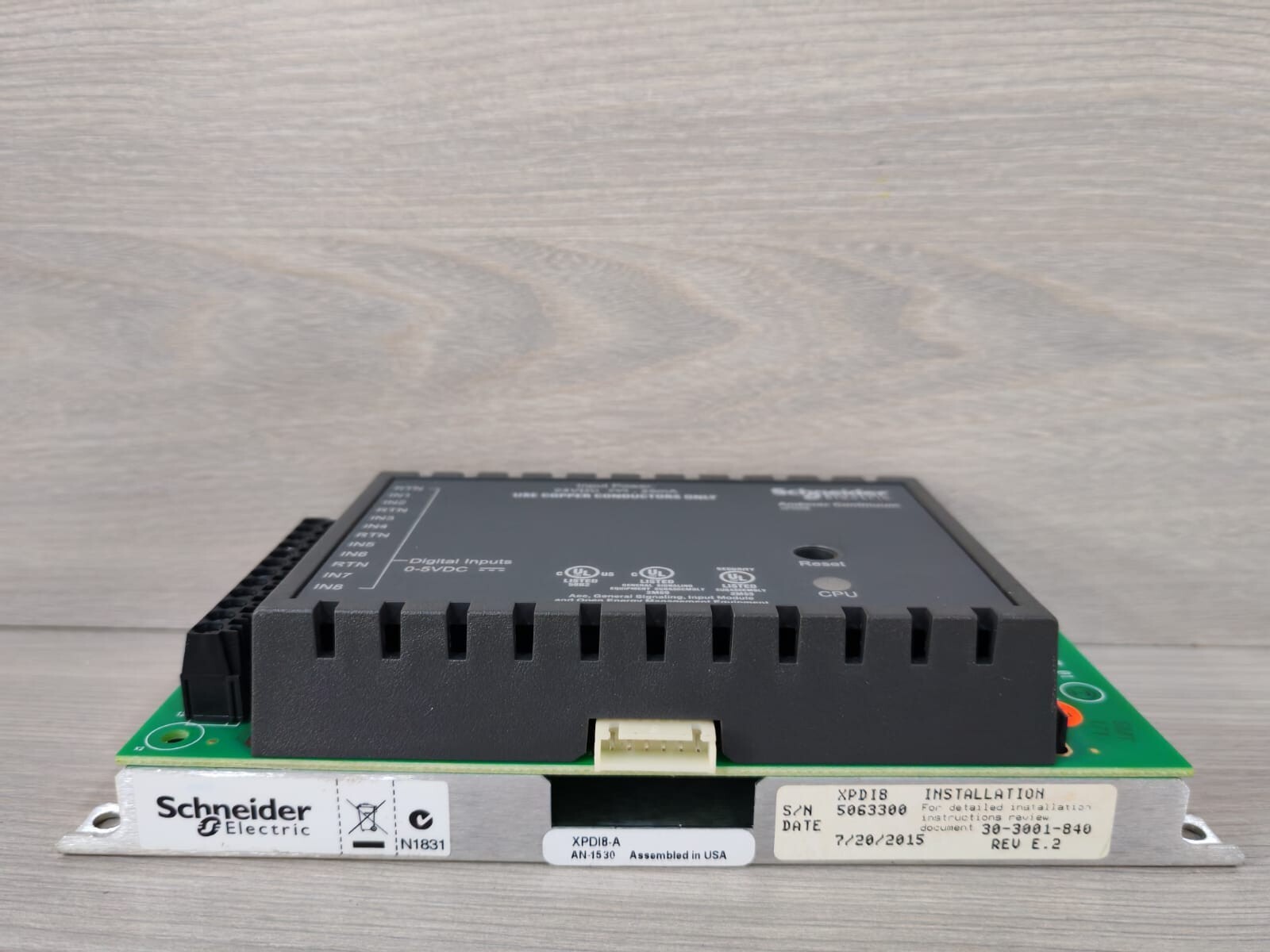 Schneider Electric E.2 SCHNEIDER ELECTRIC XPDI8 ANDOVER CONTINUUM EXPANSION MODULE REV E.2 5