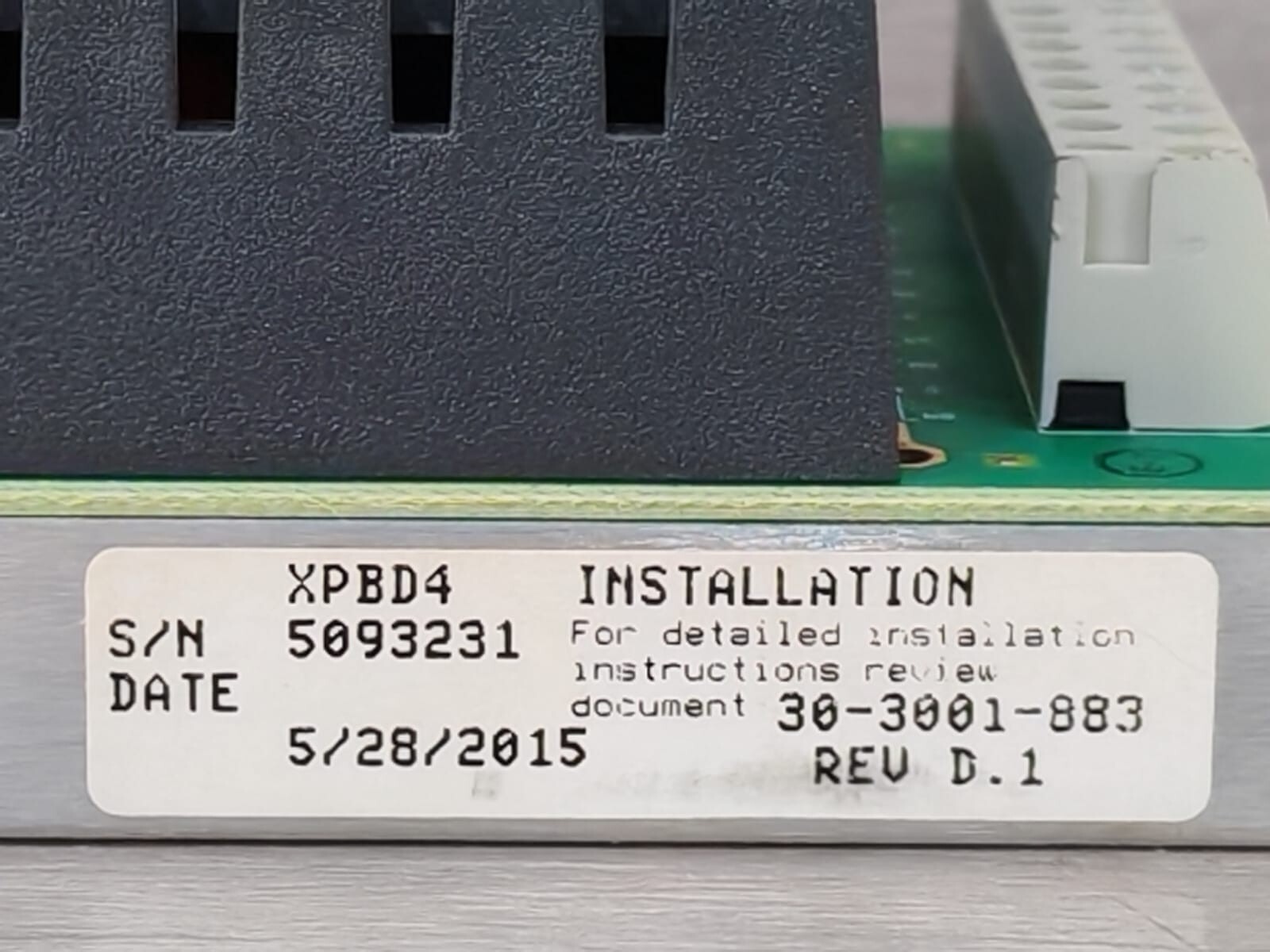 Schneider Electric D.1 SCHNEIDER ELECTRIC xPBD4 ANDOVER CONTINUUM EXPANSION MODULE REV D.1 5