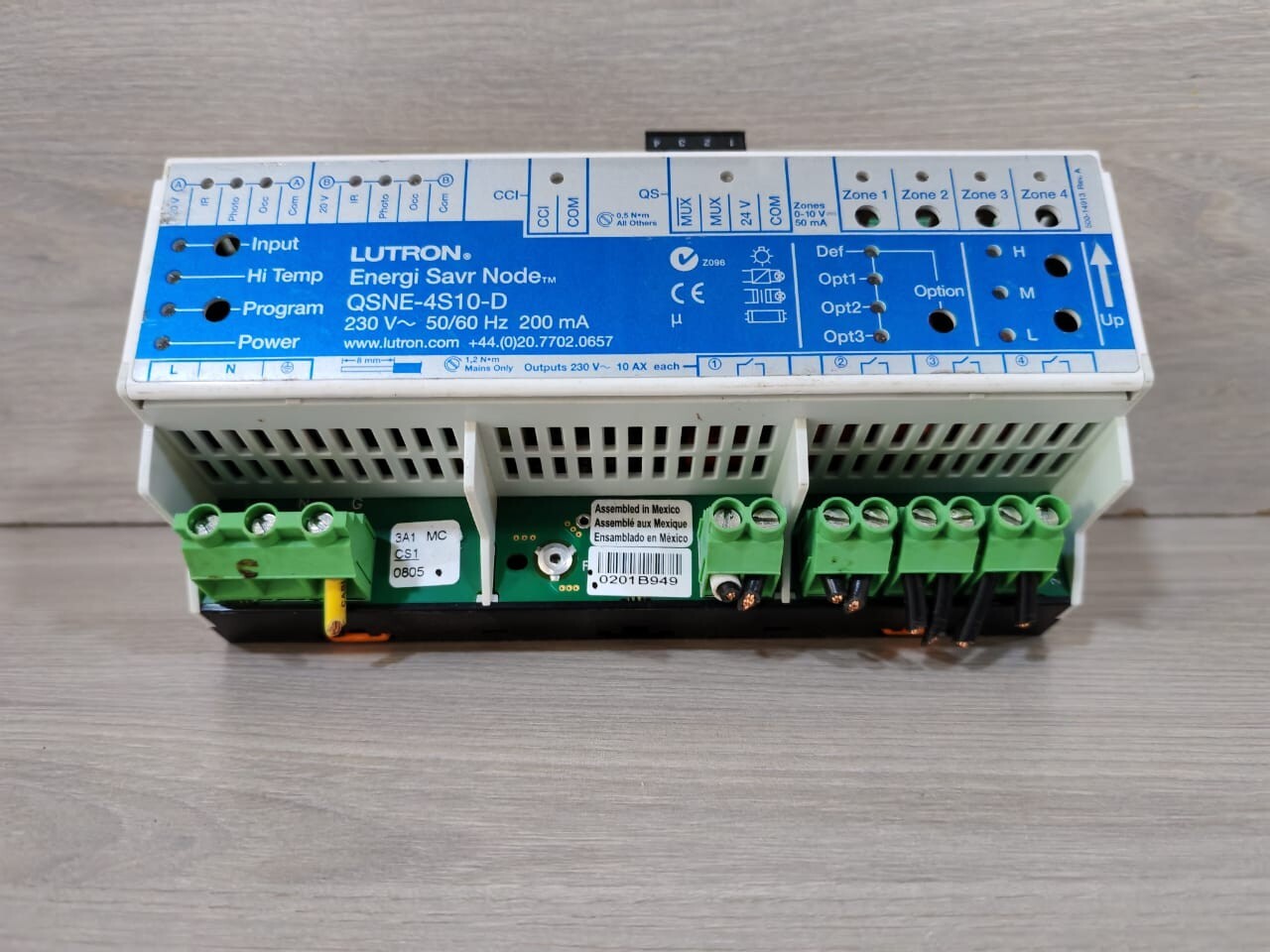 Lutron QSNE-4S10-D LUTRON QSNE-4S10-D Energi Savr Node Controller - POWER SUPPLY ONLY 4