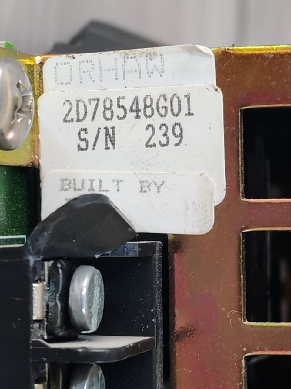 Westinghouse 2D78548G01 WESTINGHOUSE 2D78548G01 ASSEMBLIES ELECTRONIC MONITOR II 7