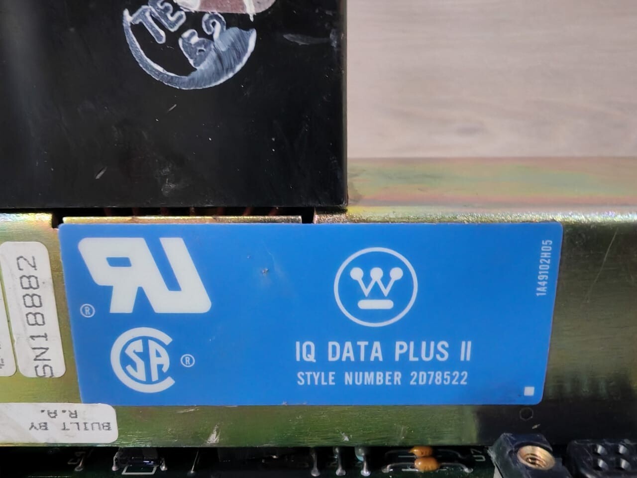 Westinghouse 2D78522 WESTINGHOUSE 2D78522 IQ DATA PLUS II 6