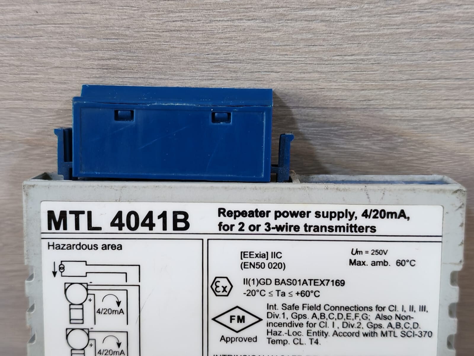 MTL 4041B MTL 4041B REPEATER POWER SUPPLY,4/20mA, for 2 or 3-WIRE TRANSMITTERS 2