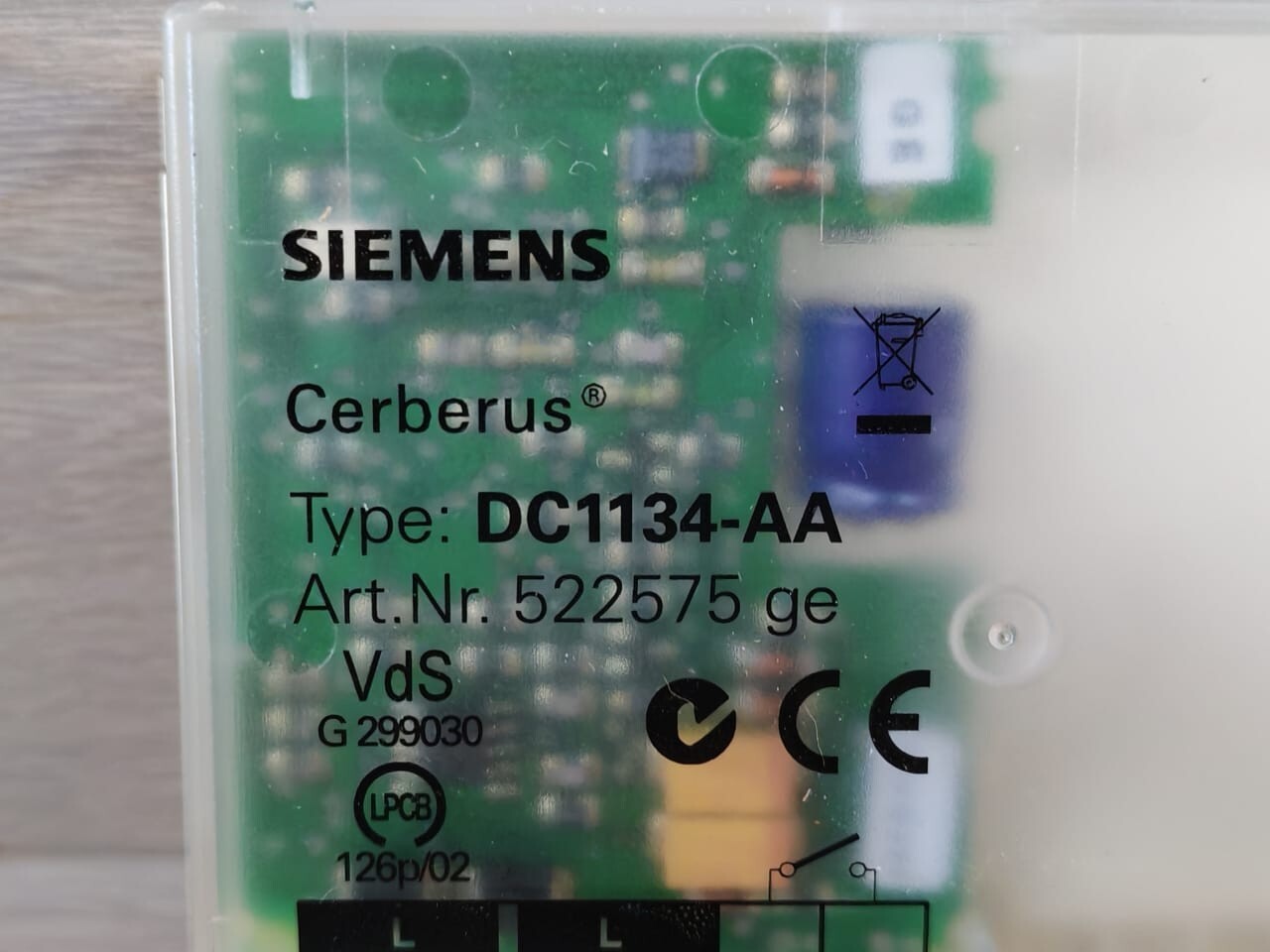 Siemens DC1134-AA SIEMENS DC1134-AA OUTPUT MODULE 3