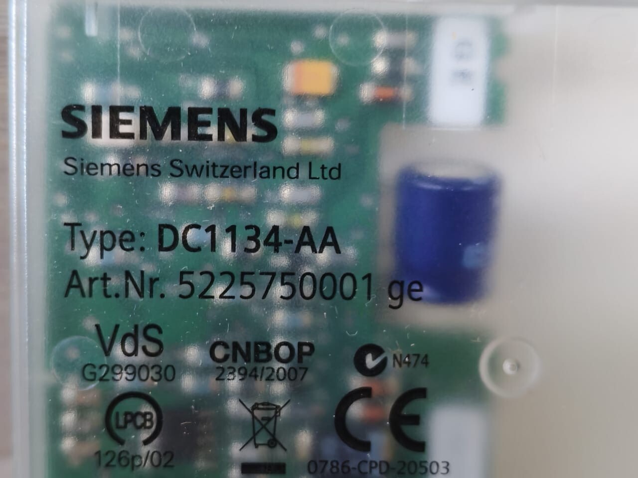Siemens DC1134-AA SIEMENS DC1134-AA OUTPUT MODULE 5