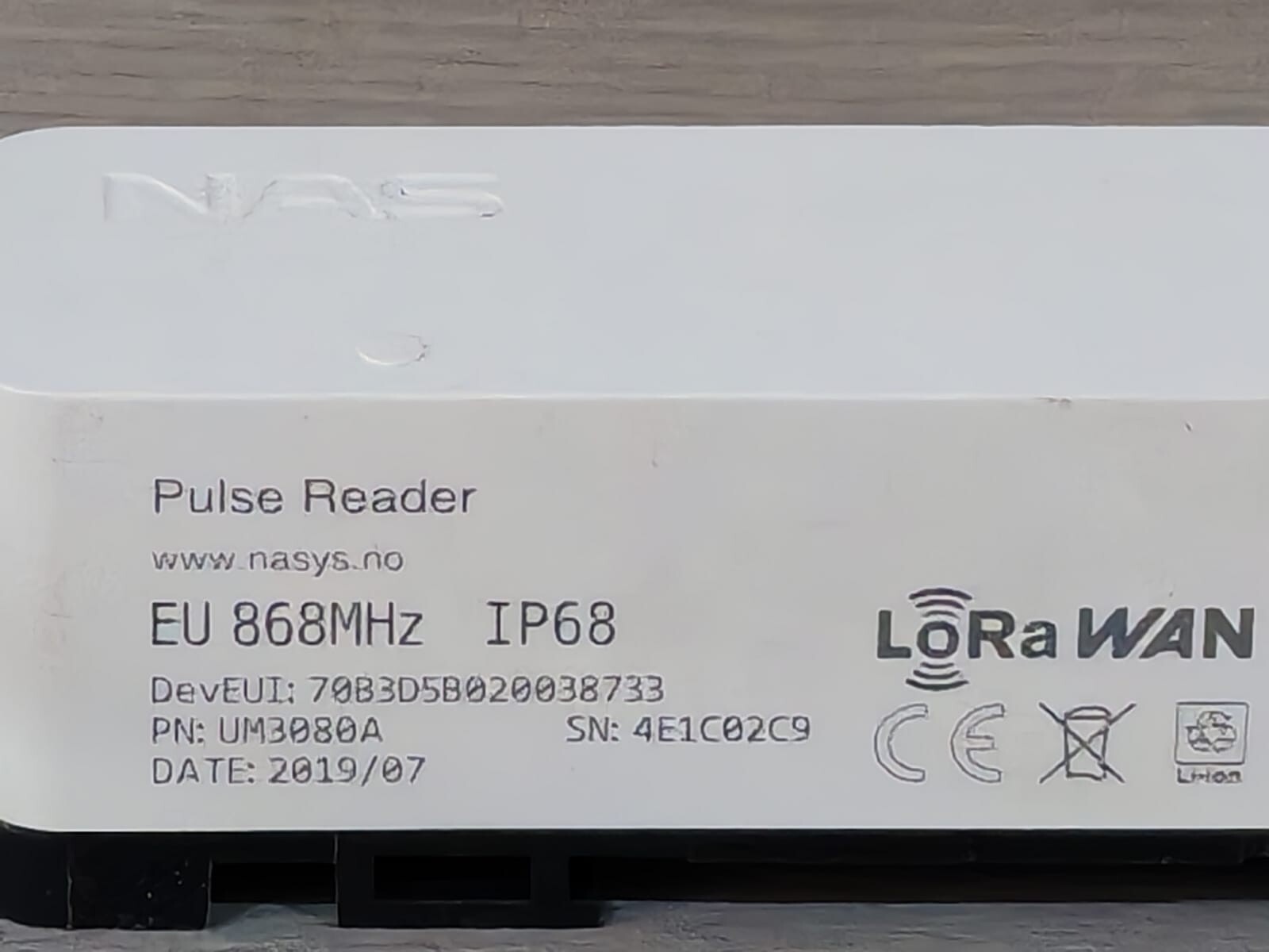 NAS UM3080A Sensus HRI-MEI B4 DN.150-300 with NAS UM3080A 3