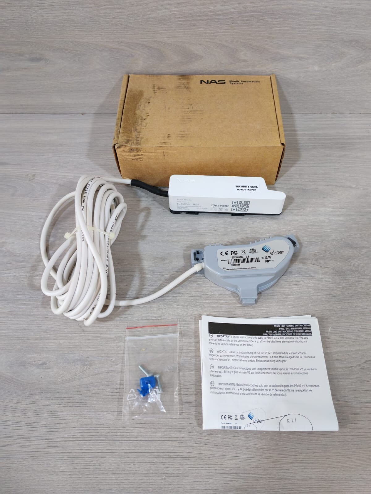 ELSTER 2925M1222 2.8 PR7 V2 COMMERCIAL WATER METER PULSE OUTPUT W/ NAS UM3080A