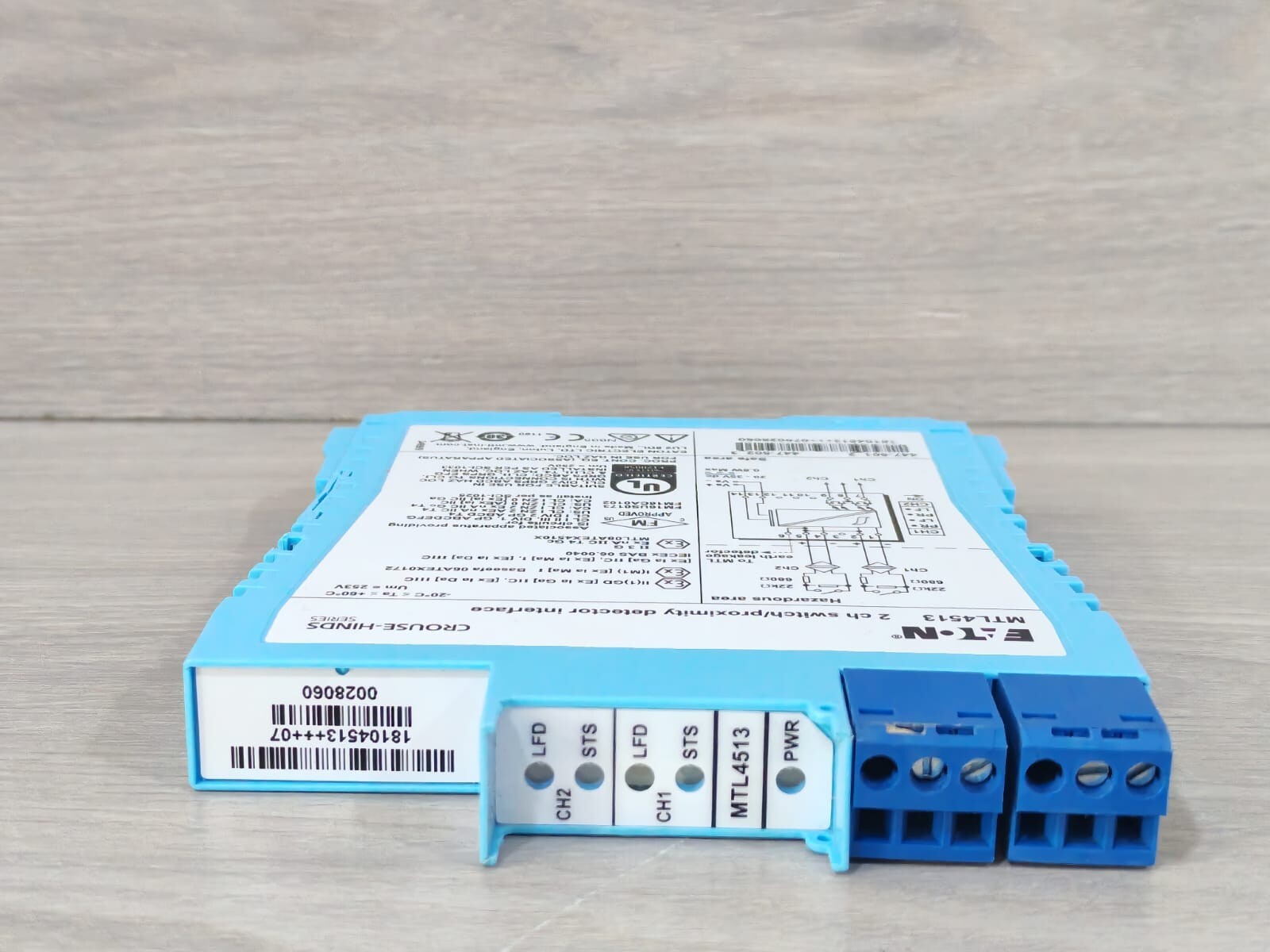 Eaton MTL4513 EATON MTL4513 2-CH SWITCH/PROXIMITY DETECTOR INTERFACE 4