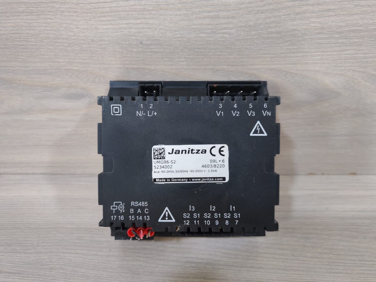 JANITZA UMG 96-S2 JANITZA UMG 96-S2 ENERGY ANALYSER 5234002 6