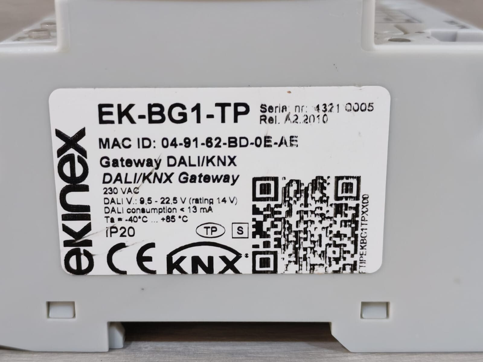 EKINEX EK-BG1-TP EKINEX EK-BG1-TP DALI-KNX GATEWAY 3