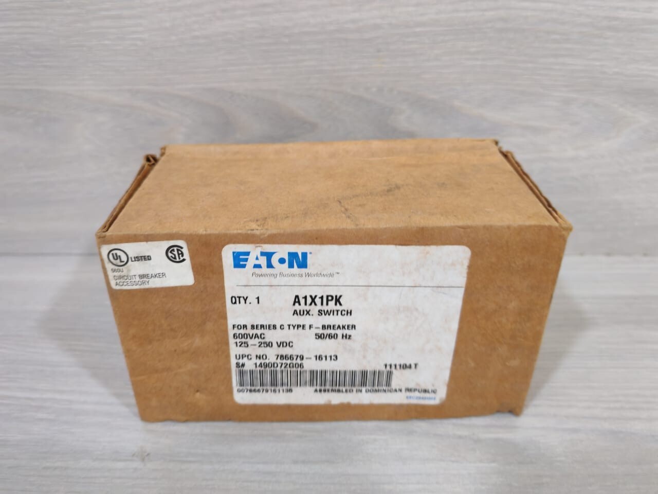 Eaton 1490D72G06 EATON CUTLER-HAMMER A1X1PK AUX SWITCH 1490D72G06 8