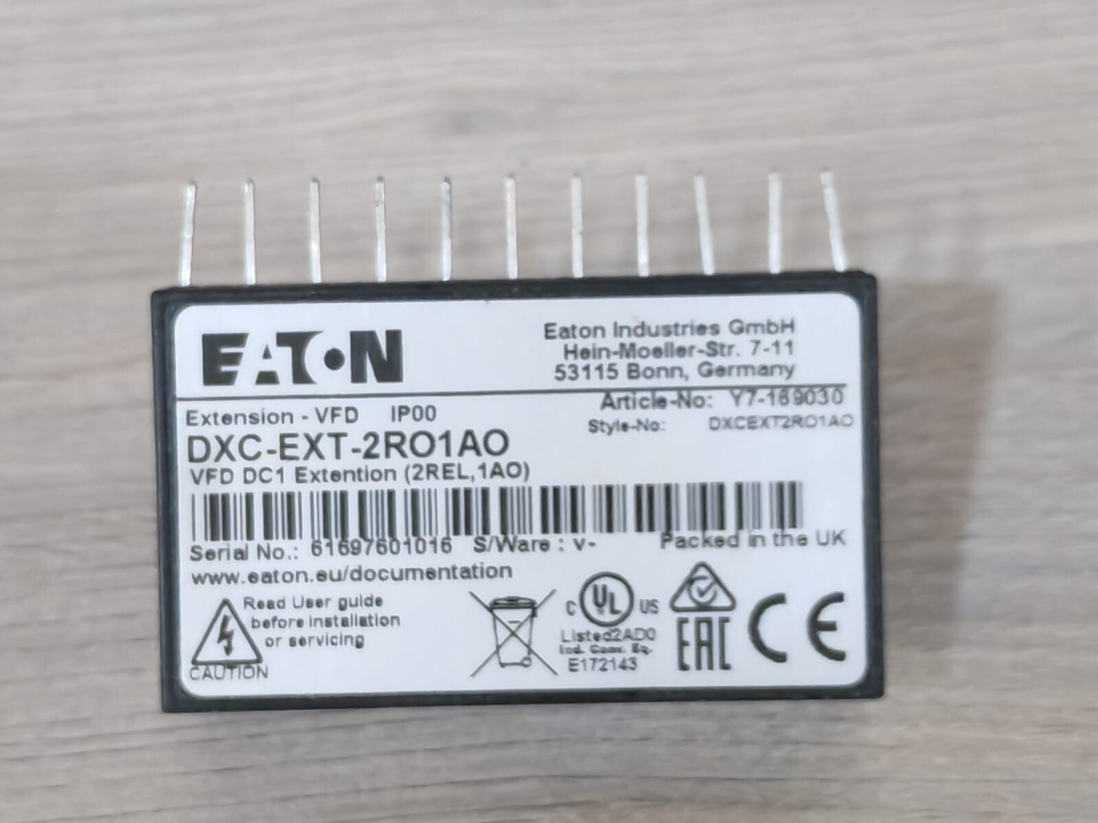 Eaton DXC-EXT-2RO1AO EATON DXC-EXT-2RO1AO VFD-EXTENSION MODULE 2