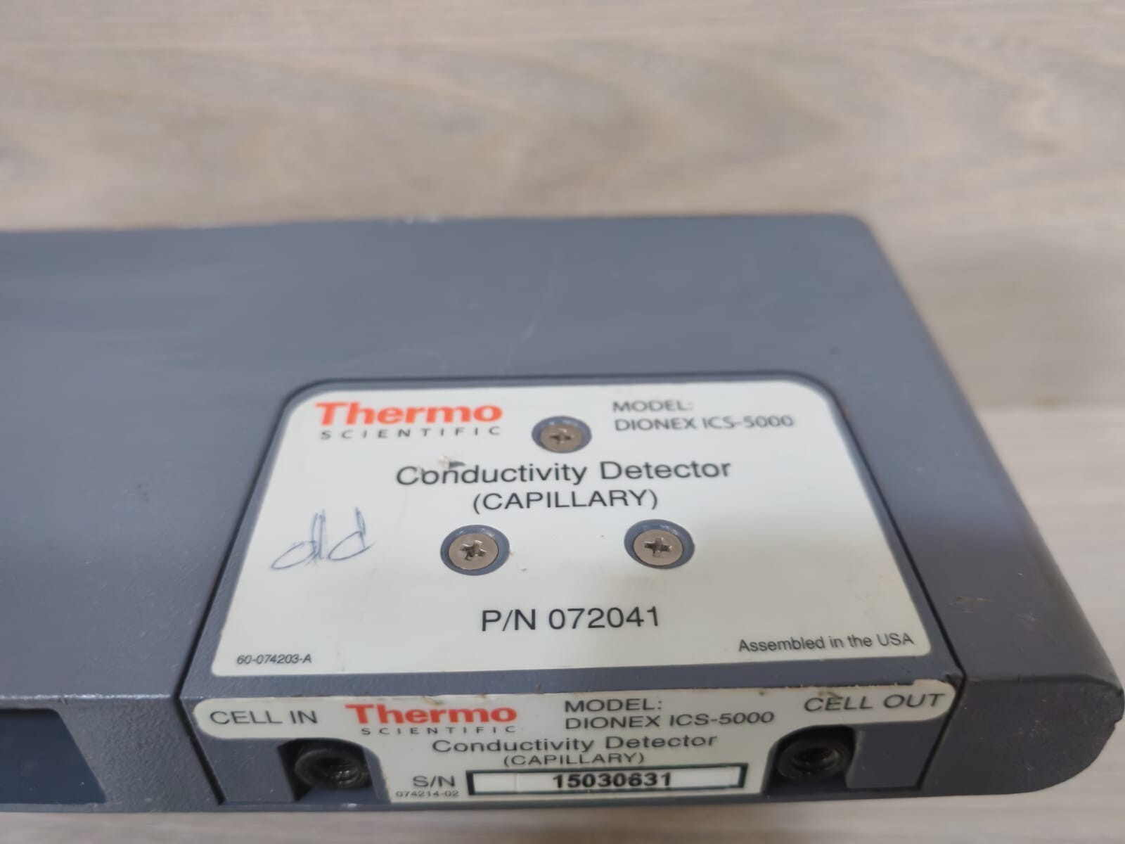 Unbranded 072041 ICS-5000 CONDUCTIVITY DETECTOR 072041 3