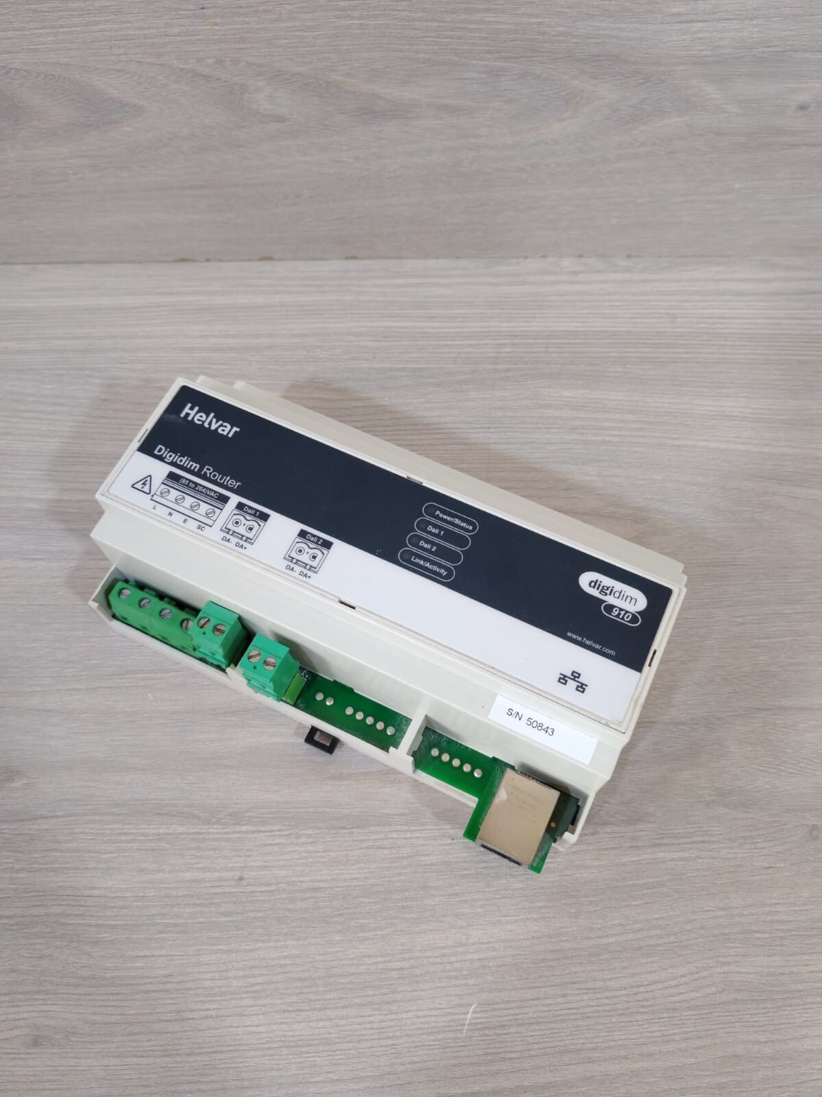 HELVAR HELVAR 910 HELVAR 910 DIGIDIM ROUTER REV.25 85V-264VAC 3