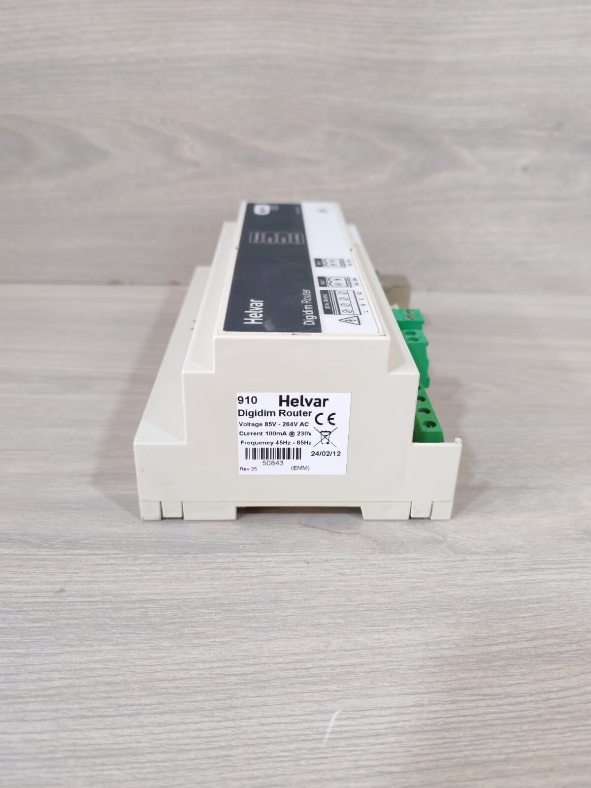 HELVAR HELVAR 910 HELVAR 910 DIGIDIM ROUTER REV.25 85V-264VAC 8