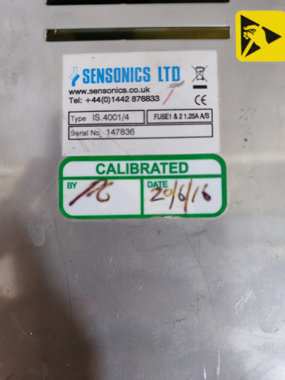 Monitor SENSONICS SENSONICS Sentry G3 Machinery Protection Monitor 6