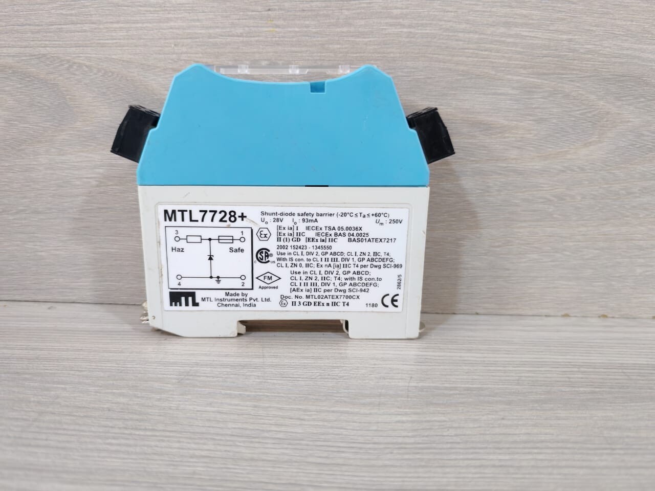 MTL MTL7728+ MTL7728+ Shunt-diode Safety Barrier 8