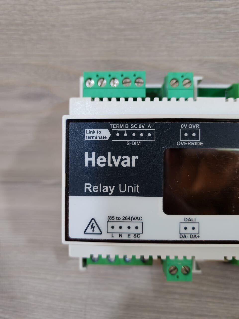 HELVAR HELVAR 498 HELVAR 498 S/W V1.60 REV.6 128A RMS 85-264VAC DIGIDIM RELAY UNIT 2