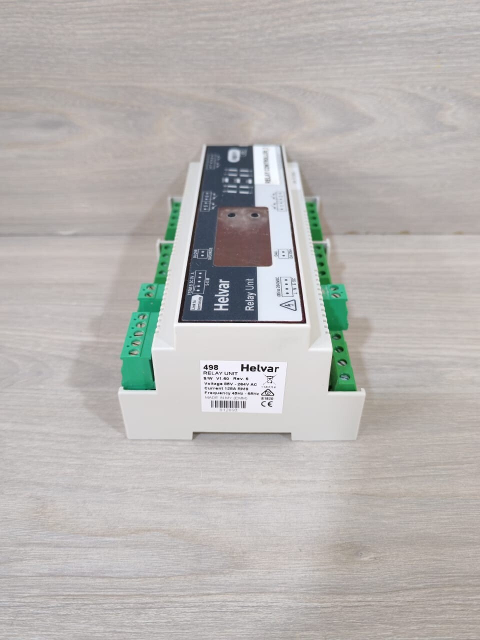 HELVAR HELVAR 498 HELVAR 498 S/W V1.60 REV.6 128A RMS 85-264VAC DIGIDIM RELAY UNIT 9