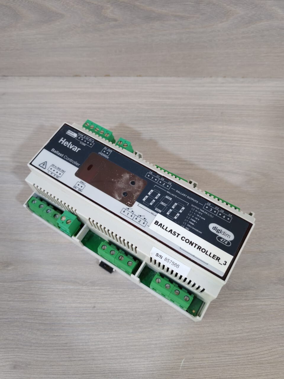 HELVAR HELVAR 474 HELVAR DIGIDIM 474 BALLAST CONTROLLER S/W V1.60 REV 7 85-264VAC 5