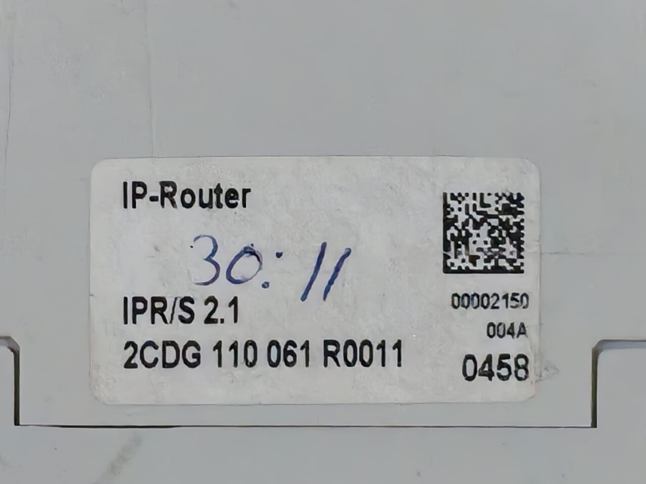 ABB 2CDG 110 061 R0011 ABB IPR/S 2.1 KNX IP ROUTER 2CDG 110 061 R0011 3