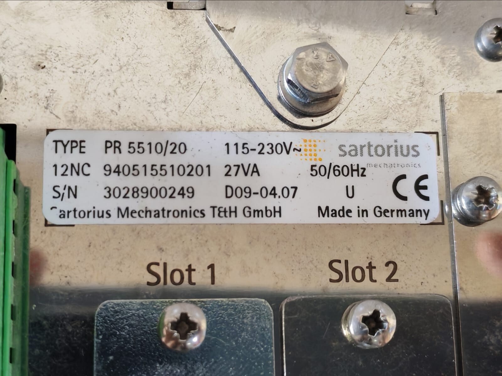Sartorius PR 5510/20 PR 5510/20 Sartorius X4 Process Controller 4