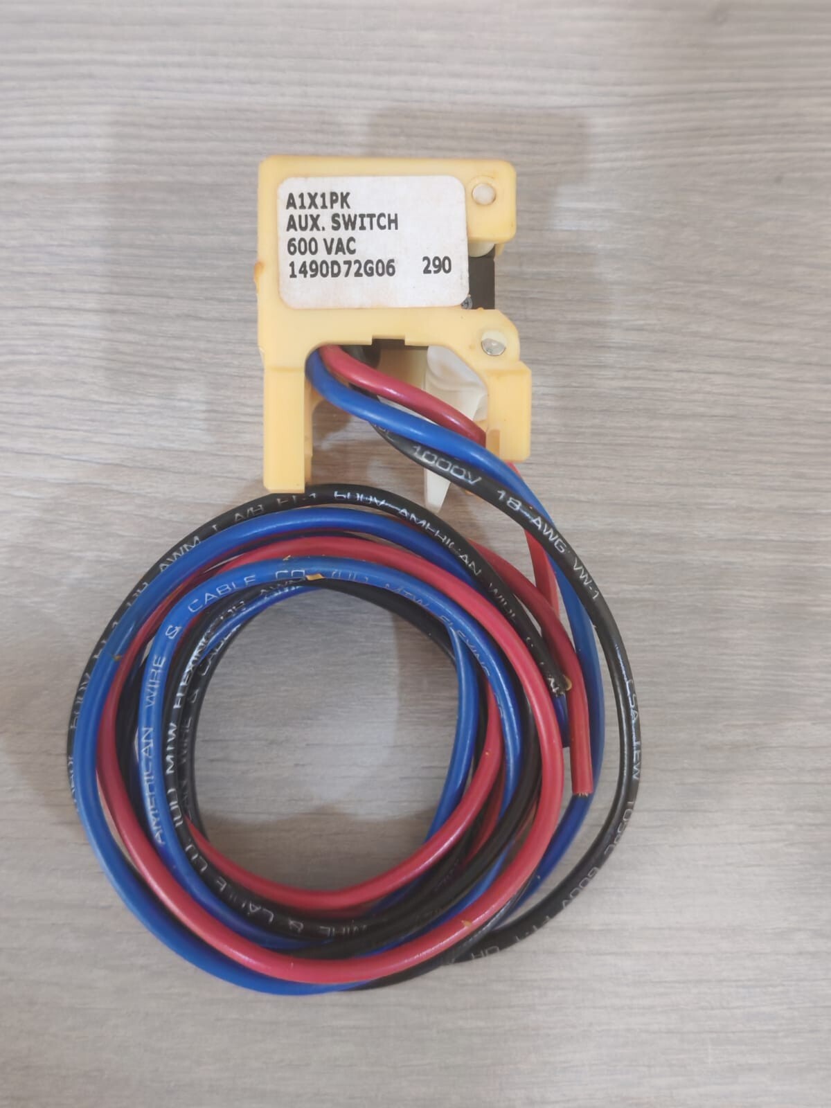 EATON CUTLER-HAMMER A1X1PK AUX SWITCH 1490D72G06