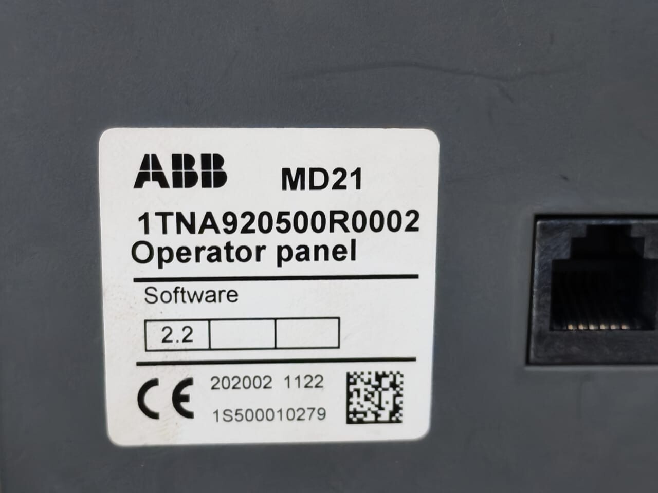 ABB 1TNA920500R0002 ABB MD21 Operator Panel 1TNA920500R0002 Software 2.2 2