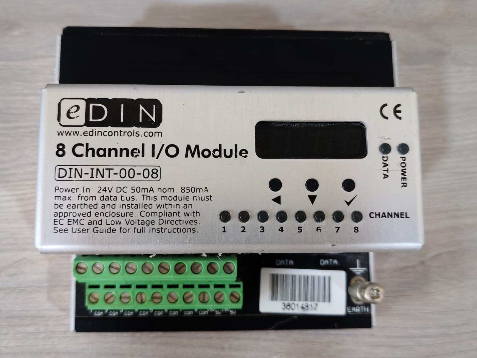 eDIN DIN-INT-00-08 8-Channel Input/Output Module 2