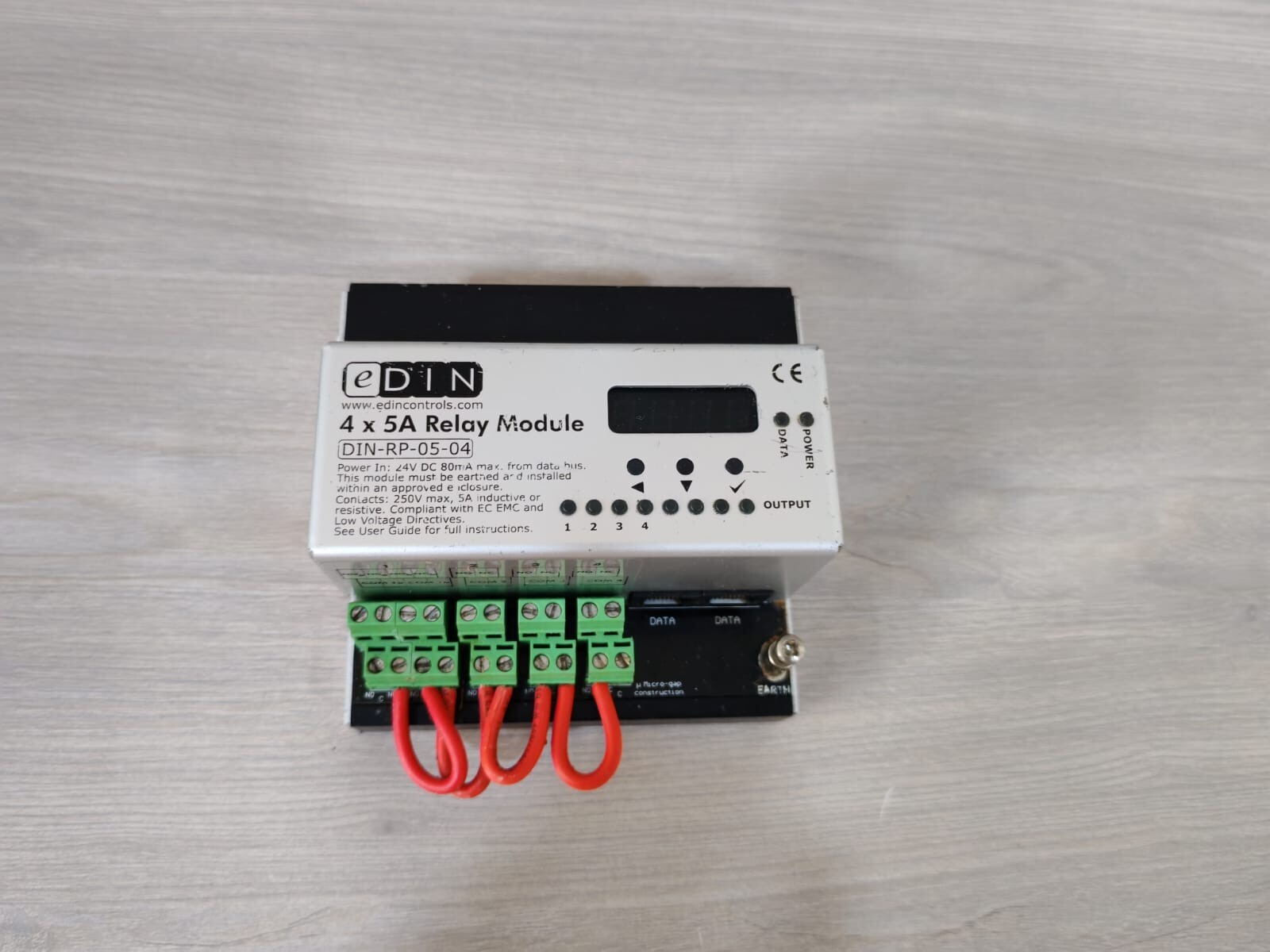 eDIN DIN-RP-05-04 eDIN DIN-RP-05-04 | 4 x 5A Relay Module 2