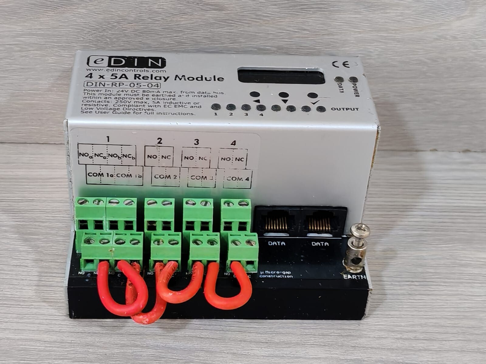 eDIN DIN-RP-05-04 eDIN DIN-RP-05-04 | 4 x 5A Relay Module 6